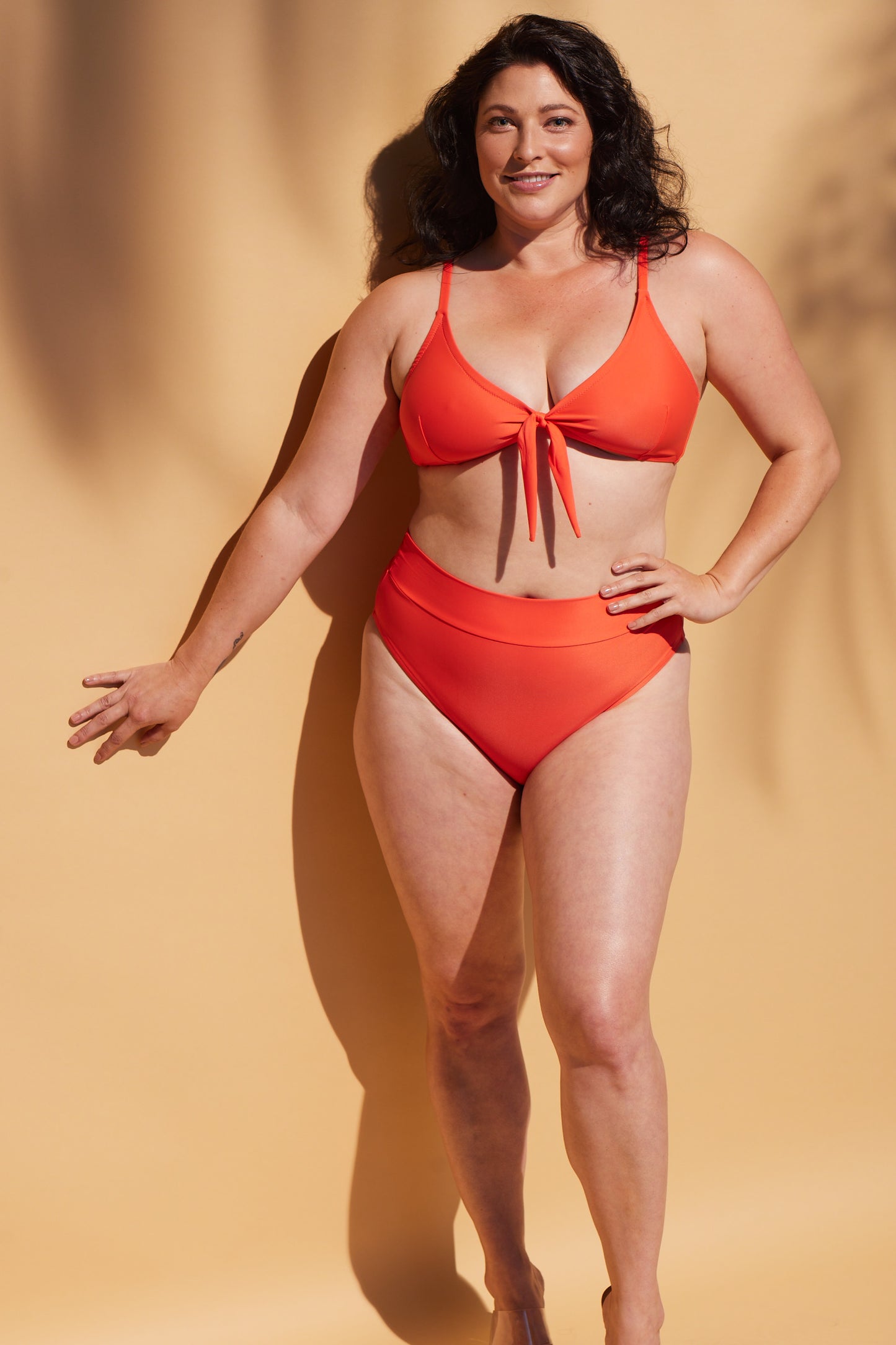 Clementina bra top with high cut waistband bottom