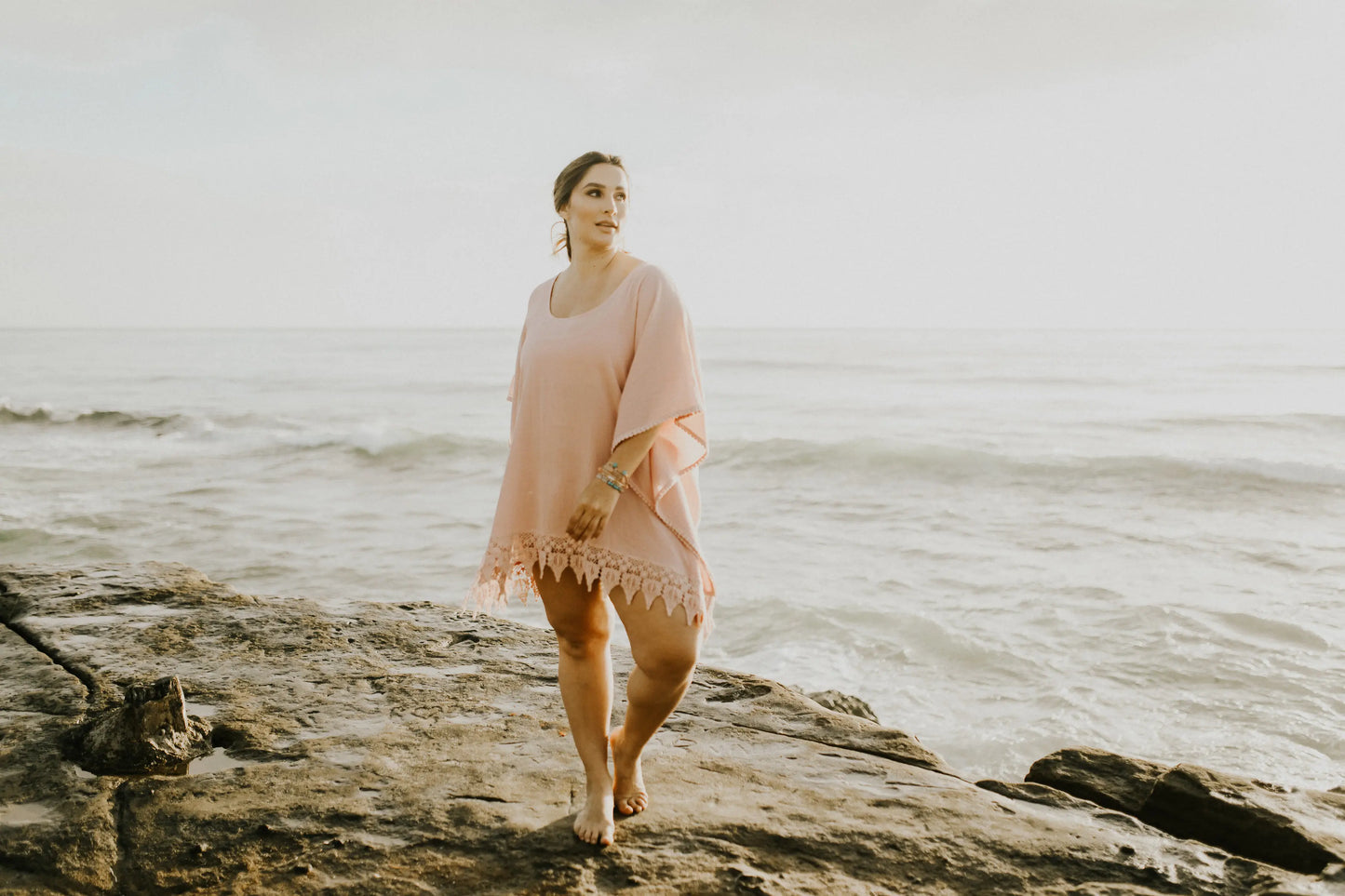 Dusty Pink Grace Caftan