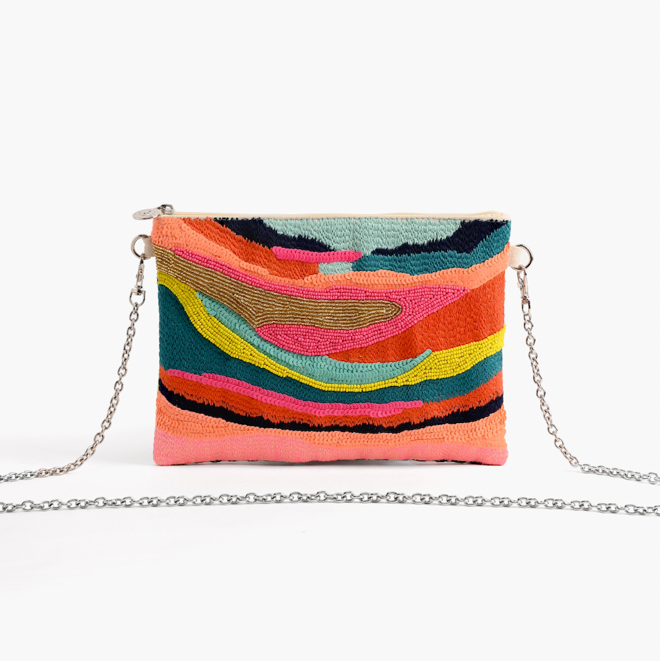 Sequin Shore Clutch Purse