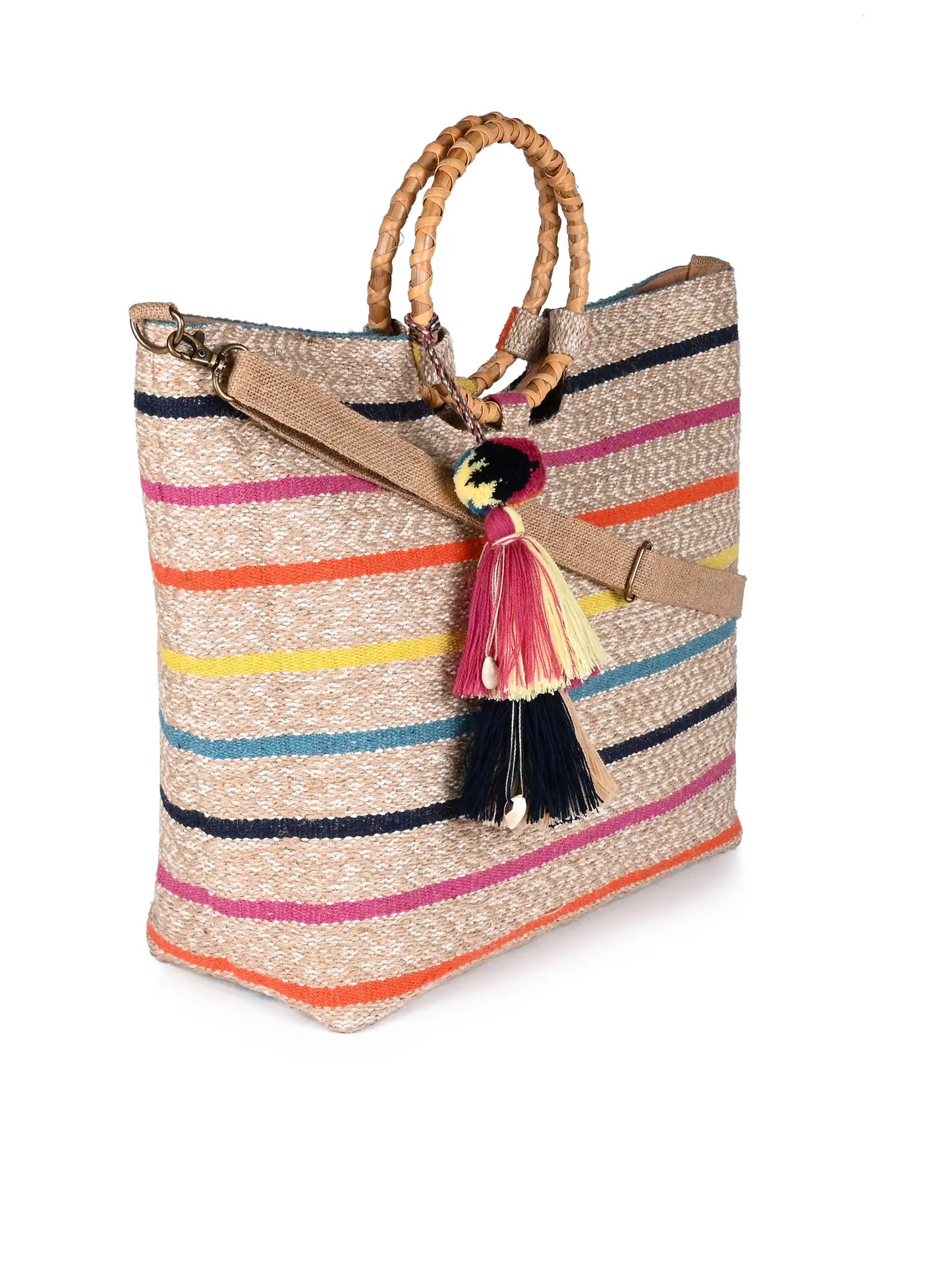 Bahama Breeze Stripe Tote