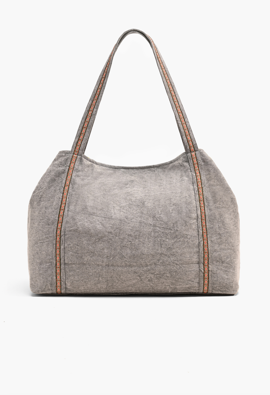 Nina Embellished Beach Bag Grey