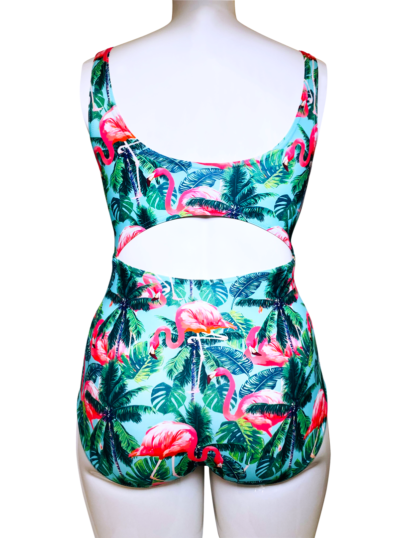 Flamingo one 2025 piece swimsuit
